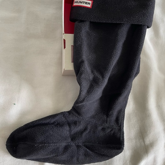 Hunter Boot Socks, Black Sz L (US 7-9) - Picture 4 of 5